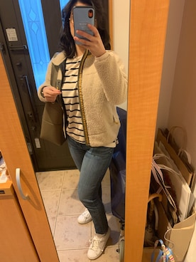 「adidas Originals（アディダスオリジナルス）の＜adidas Originals（アディダス）＞∴Stan Smith スタンスミス/スニーカー ◆（スニーカー）」を使った、まろんさん（レディース・160cm）の春コーディネート