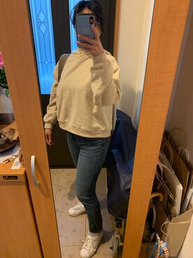 「reca（レカ）のアイテム（パーカー）」を使った、まろんさん（レディース・160cm）の春コーディネート