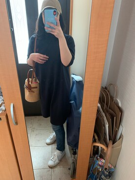 「adidas Originals（アディダスオリジナルス）の＜adidas Originals（アディダス）＞∴Stan Smith スタンスミス/スニーカー ◆（スニーカー）」を使った、まろんさん（レディース・160cm）の春コーディネート