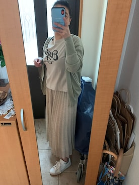 「adidas Originals（アディダスオリジナルス）の＜adidas Originals（アディダス）＞∴Stan Smith スタンスミス/スニーカー ◆（スニーカー）」を使った、まろんさん（レディース・160cm）の春コーディネート