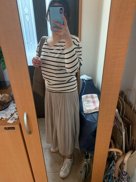 「adidas Originals（アディダスオリジナルス）の＜adidas Originals（アディダス）＞∴Stan Smith スタンスミス/スニーカー ◆（スニーカー）」を使った、まろんさん（レディース・160cm）の春コーディネート