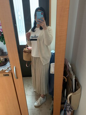 「adidas Originals（アディダスオリジナルス）の＜adidas Originals（アディダス）＞∴Stan Smith スタンスミス/スニーカー ◆（スニーカー）」を使った、まろんさん（レディース・160cm）の春コーディネート