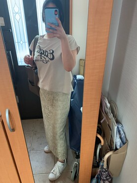 「adidas Originals（アディダスオリジナルス）の＜adidas Originals（アディダス）＞∴Stan Smith スタンスミス/スニーカー ◆（スニーカー）」を使った、まろんさん（レディース・160cm）の夏コーディネート