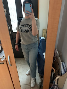 「adidas Originals（アディダスオリジナルス）の＜adidas Originals（アディダス）＞∴Stan Smith スタンスミス/スニーカー ◆（スニーカー）」を使った、まろんさん（レディース・160cm）の夏コーディネート