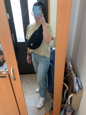 「adidas Originals（アディダスオリジナルス）の＜adidas Originals（アディダス）＞∴Stan Smith スタンスミス/スニーカー ◆（スニーカー）」を使った、まろんさん（レディース・160cm）の夏コーディネート