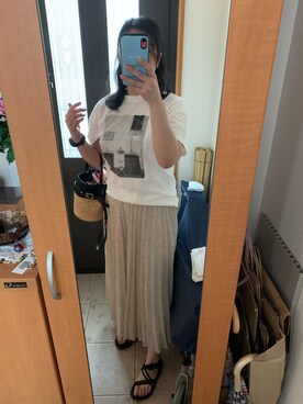 「adidas Originals（アディダスオリジナルス）の＜adidas Originals（アディダス）＞∴Stan Smith スタンスミス/スニーカー ◆（スニーカー）」を使った、まろんさん（レディース・160cm）の夏コーディネート