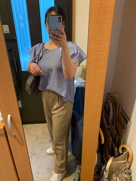 「adidas Originals（アディダスオリジナルス）の＜adidas Originals（アディダス）＞∴Stan Smith スタンスミス/スニーカー ◆（スニーカー）」を使った、まろんさん（レディース・160cm）の夏コーディネート