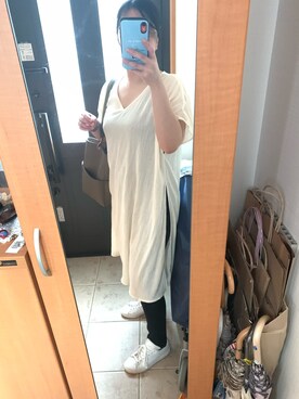 「adidas Originals（アディダスオリジナルス）の＜adidas Originals（アディダス）＞∴Stan Smith スタンスミス/スニーカー ◆（スニーカー）」を使った、まろんさん（レディース・160cm）の夏コーディネート