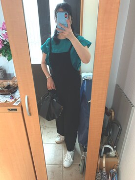 「adidas Originals（アディダスオリジナルス）の＜adidas Originals（アディダス）＞∴Stan Smith スタンスミス/スニーカー ◆（スニーカー）」を使った、まろんさん（レディース・160cm）の夏コーディネート