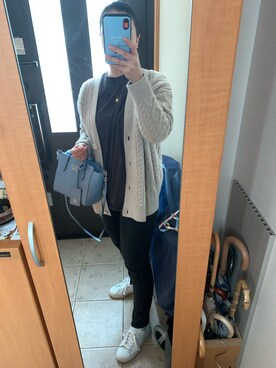 「adidas Originals（アディダスオリジナルス）の＜adidas Originals（アディダス）＞∴Stan Smith スタンスミス/スニーカー ◆（スニーカー）」を使った、まろんさん（レディース・160cm）の冬コーディネート