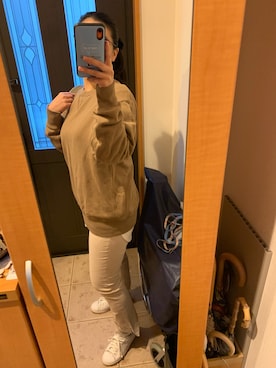 「adidas Originals（アディダスオリジナルス）の＜adidas Originals（アディダス）＞∴Stan Smith スタンスミス/スニーカー ◆（スニーカー）」を使った、まろんさん（レディース・160cm）の冬コーディネート