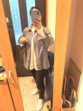 「adidas Originals（アディダスオリジナルス）の＜adidas Originals（アディダス）＞∴Stan Smith スタンスミス/スニーカー ◆（スニーカー）」を使った、まろんさん（レディース・160cm）の冬コーディネート