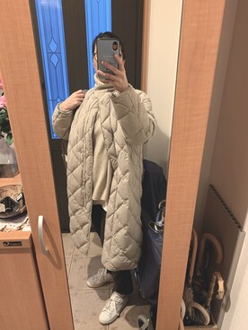 「adidas Originals（アディダスオリジナルス）の＜adidas Originals（アディダス）＞∴Stan Smith スタンスミス/スニーカー ◆（スニーカー）」を使った、まろんさん（レディース・160cm）の冬コーディネート