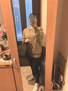 「adidas Originals（アディダスオリジナルス）の＜adidas Originals（アディダス）＞∴Stan Smith スタンスミス/スニーカー ◆（スニーカー）」を使った、まろんさん（レディース・160cm）の冬コーディネート