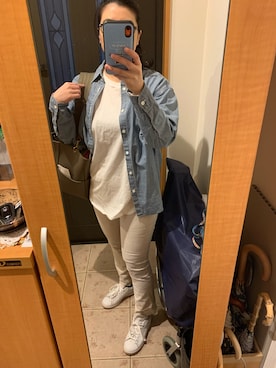 「adidas Originals（アディダスオリジナルス）の＜adidas Originals（アディダス）＞∴Stan Smith スタンスミス/スニーカー ◆（スニーカー）」を使った、まろんさん（レディース・160cm）の冬コーディネート