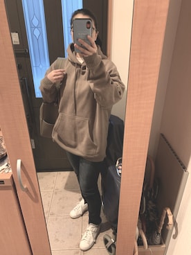 「adidas Originals（アディダスオリジナルス）の＜adidas Originals（アディダス）＞∴Stan Smith スタンスミス/スニーカー ◆（スニーカー）」を使った、まろんさん（レディース・160cm）の冬コーディネート