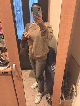 「adidas Originals（アディダスオリジナルス）の＜adidas Originals（アディダス）＞∴Stan Smith スタンスミス/スニーカー ◆（スニーカー）」を使った、まろんさん（レディース・160cm）の冬コーディネート