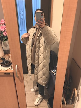 「adidas Originals（アディダスオリジナルス）の＜adidas Originals（アディダス）＞∴Stan Smith スタンスミス/スニーカー ◆（スニーカー）」を使った、まろんさん（レディース・160cm）の冬コーディネート