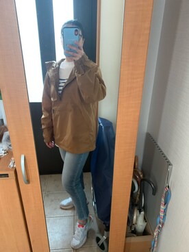「SLOBE IENA（スローブイエナ）のアイテム（ブルゾン）」を使った、まろんさん（レディース・160cm）の春コーディネート