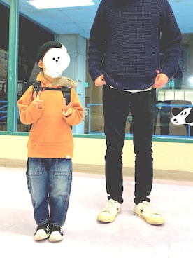 「FABRIQ REPORT」｜taku☺︎saraさん（キッズ・110cm）の冬コーディネート