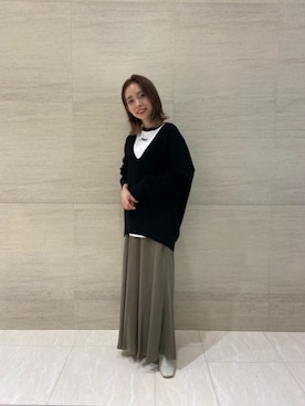 「SUPP. no one else （サップノーワンエルス）のアイテム」を使った、塩川（shiokawa）さん（レディース・146cm）の秋コーディネート
