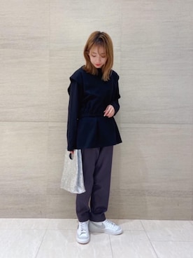 塩川（shiokawa）さん（レディース・146cm）の冬コーディネート