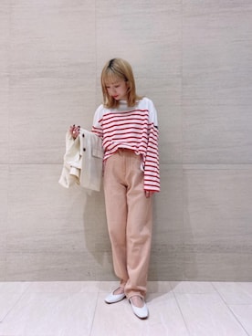 塩川（shiokawa）さん（レディース・146cm）の春コーディネート