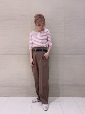 塩川（shiokawa）さん（レディース・146cm）の春コーディネート