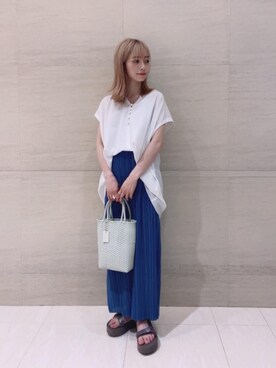 塩川（shiokawa）さん（レディース・146cm）の春コーディネート