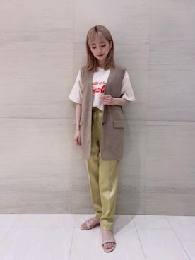 塩川（shiokawa）さん（レディース・146cm）の春コーディネート