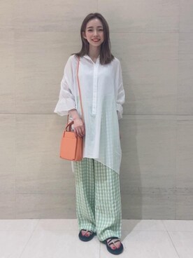 塩川(shiokawa)さん(レディース・146cm)の夏コーディネート