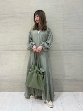 塩川(shiokawa)さん(レディース・146cm)の秋コーディネート