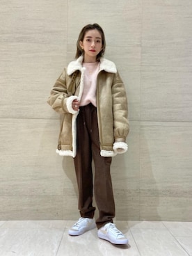 塩川(shiokawa)さん(レディース・146cm)の秋コーディネート