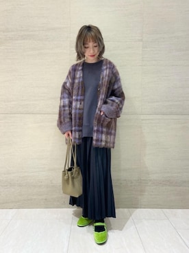 塩川（shiokawa）さん（レディース・146cm）の冬コーディネート