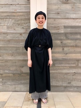 「RECOMMEND  ITEM STYLING」｜「アイテム（ワンピース/ドレス）」を使った、たけはらひかりさん（レディース・158cm）の夏コーディネート
