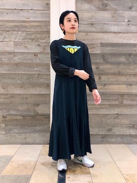「RECOMMEND  ITEM STYLING」｜「アイテム（ワンピース/ドレス）」を使った、たけはらひかりさん（レディース・158cm）の夏コーディネート