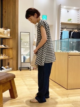 「meduse（メデュース）のアイテム」を使った、mayanaganoさん（レディース・156cm）の春コーディネート