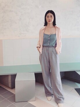 Kalinさん（レディース・162cm）の夏コーディネート