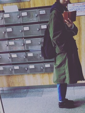 「アイテム（トレンチコート）」を使った、kazuさん（レディース・165cm）の春コーディネート