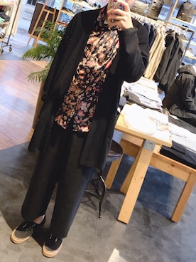 「Rewde（ルゥデ）のアイテム（パンツ）」を使った、ユさん（メンズ・181cm）の春コーディネート