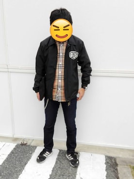 「DEUS EX MACHINA（デウスエクスマキナ）のアイテム（ブルゾン）」を使った、いとへんさん（メンズ・170cm）の春コーディネート
