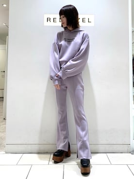 「REDYAZEL（レディアゼル）のアイテム（パンツ）」を使った、sawaさん（レディース・154cm）の秋コーディネート