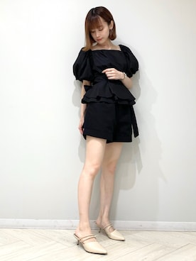 「REDYAZEL（レディアゼル）のアイテム（パンツ）」を使った、sawaさん（レディース・154cm）の秋コーディネート