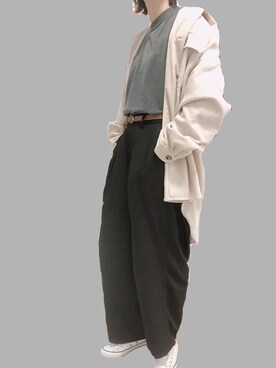 omegu‼︎さん（レディース・166cm）の秋コーディネート