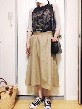 ANNEさん（レディース・160cm）の夏コーディネート