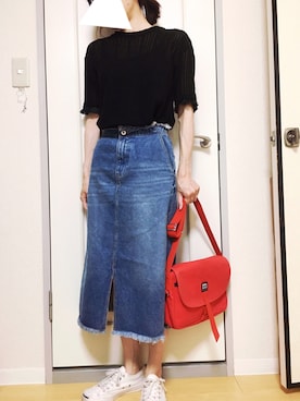 ANNEさん（レディース・160cm）の夏コーディネート