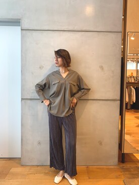 「KBF+（ケービーエフプラス）のアイテム（アクセサリー）」を使った、Hitominさん（レディース・173cm）の春コーディネート