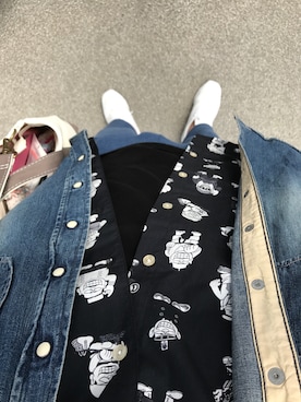 「Design Tshirts Store graniph（デザイン　ティーシャツ　ストア　グラニフ）のアイテム（パンツ）」を使った、ykさん（メンズ・167cm）の夏コーディネート