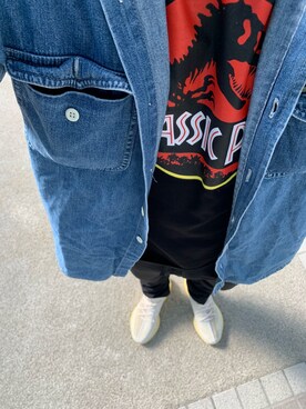 「OSHKOSH（オシュコシュ）のアイテム（トップス）」を使った、ykさん（メンズ・167cm）の秋コーディネート