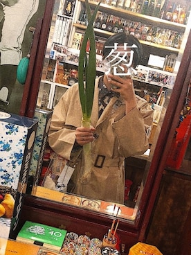 「kutir（クティール）のアイテム（その他アウター）」を使った、うえださん（レディース・165cm）の秋コーディネート